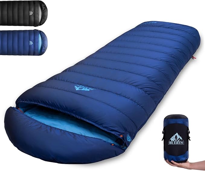 BUERTS Down Sleeping Bag for Adults. 680FP Ultralight Portable, Backpacking Sleeping Bag for Hiking, Camping, Mountaineeri...