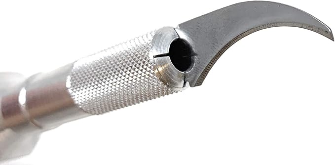 Excel Blades #28 Concave Carving Utility Blade Replacement - 50 Pack Carbon Steel Precision Hobby Blades Craft Knifes - Ideal for Model Making, Cosplay, Foam Carving, Trimming, and Woodworking