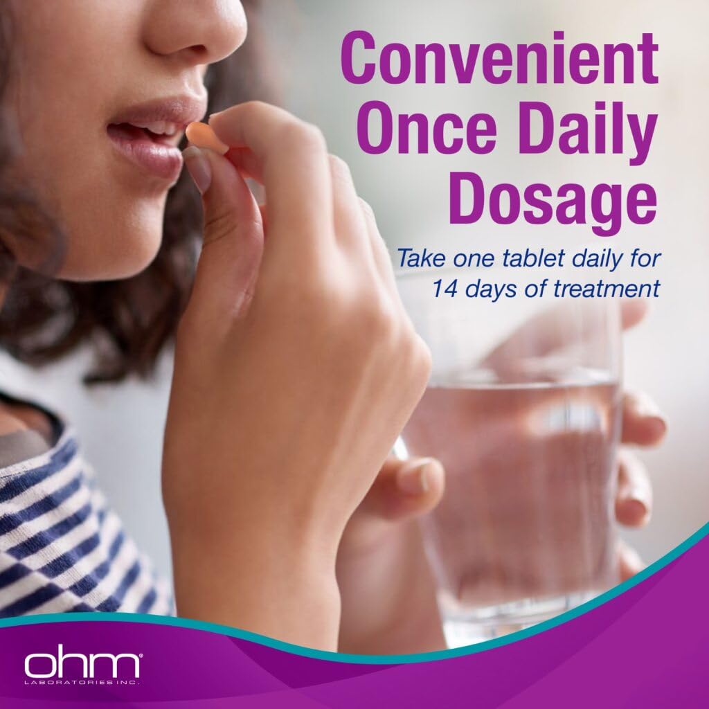 Ohm Omeprazole Delayed-Release Tablets, 20mg Acid Reducer, Treats Frequent Heartburn (12 Weeks of Supply, 84, Count)