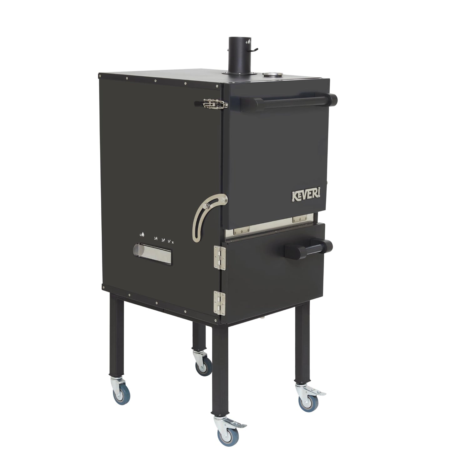 Keveri H1 Black Truffle | Multi-Purpose Charcoal Oven | Grill, Smoker, Roast, Bake, Pizza Oven