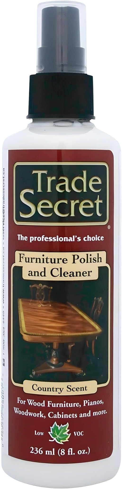 Countertops Country Scented Polish and Cleaner Recommended for Wood Furniture, Piano, Woodworks and Cabinets (236 ml)