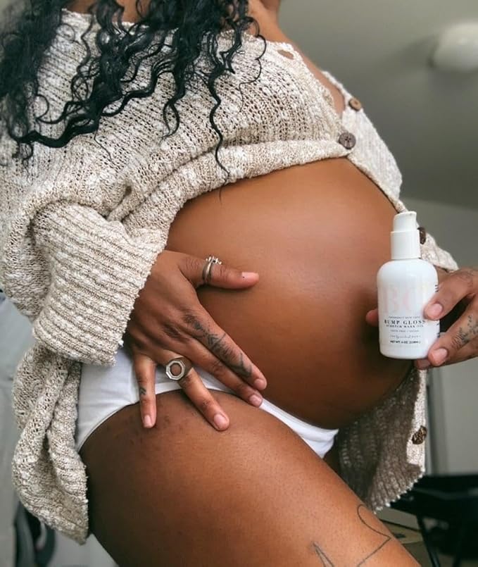 Bump Gloss Stretch Mark Belly Oil | Non-greasy for Stretch Mark Prevention | Increases Skin Elasticity | Toxin-free |