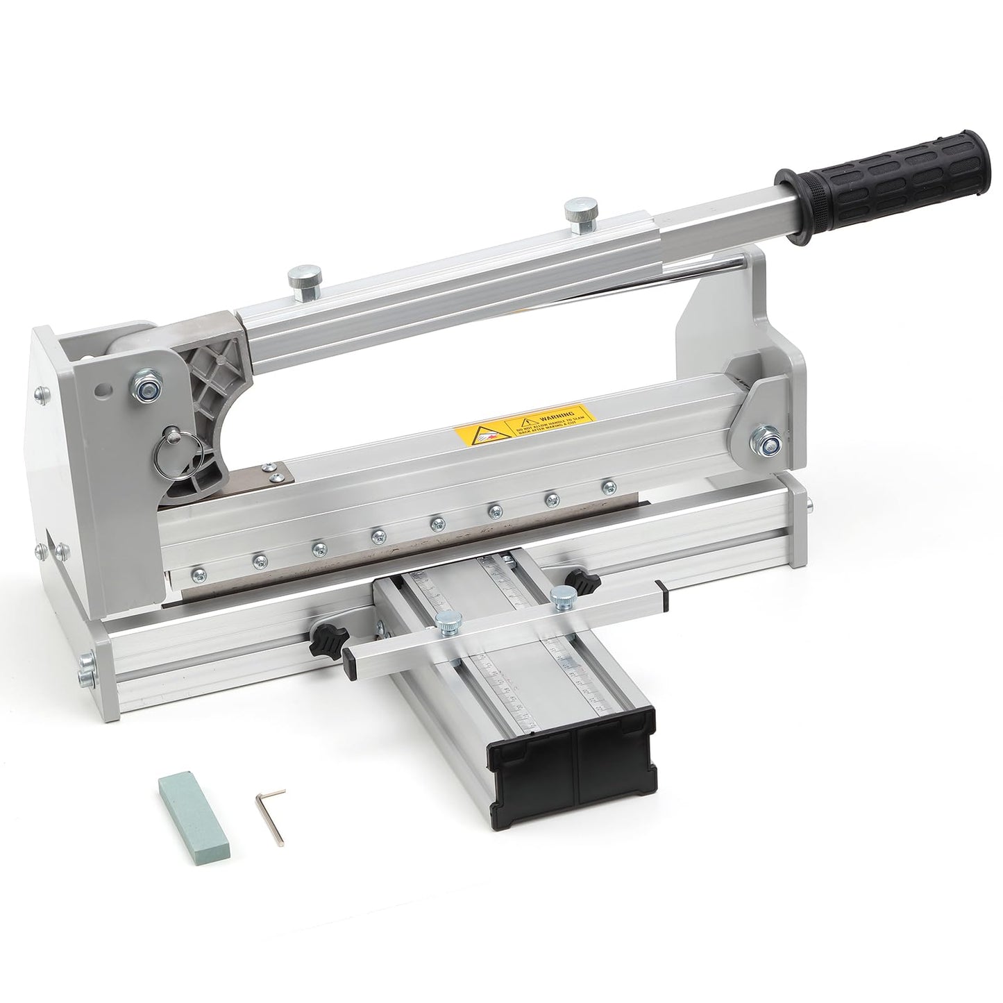 Laminate Floor Cutter, 12” Vinyl Plank Cutter with Sharp Blade for Cutting 12mm Floor, Adjustable Width Wood Floor Cutter for Cutting Laminate Floor, LVP, LVT, VCT, SPC, WPC Floor
