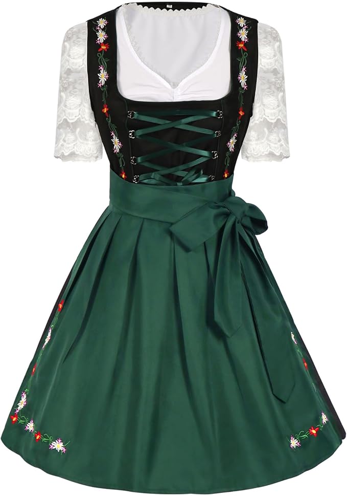 Colorful House Elegant German Oktoberfest dress Embroidered Oktoberfest dress