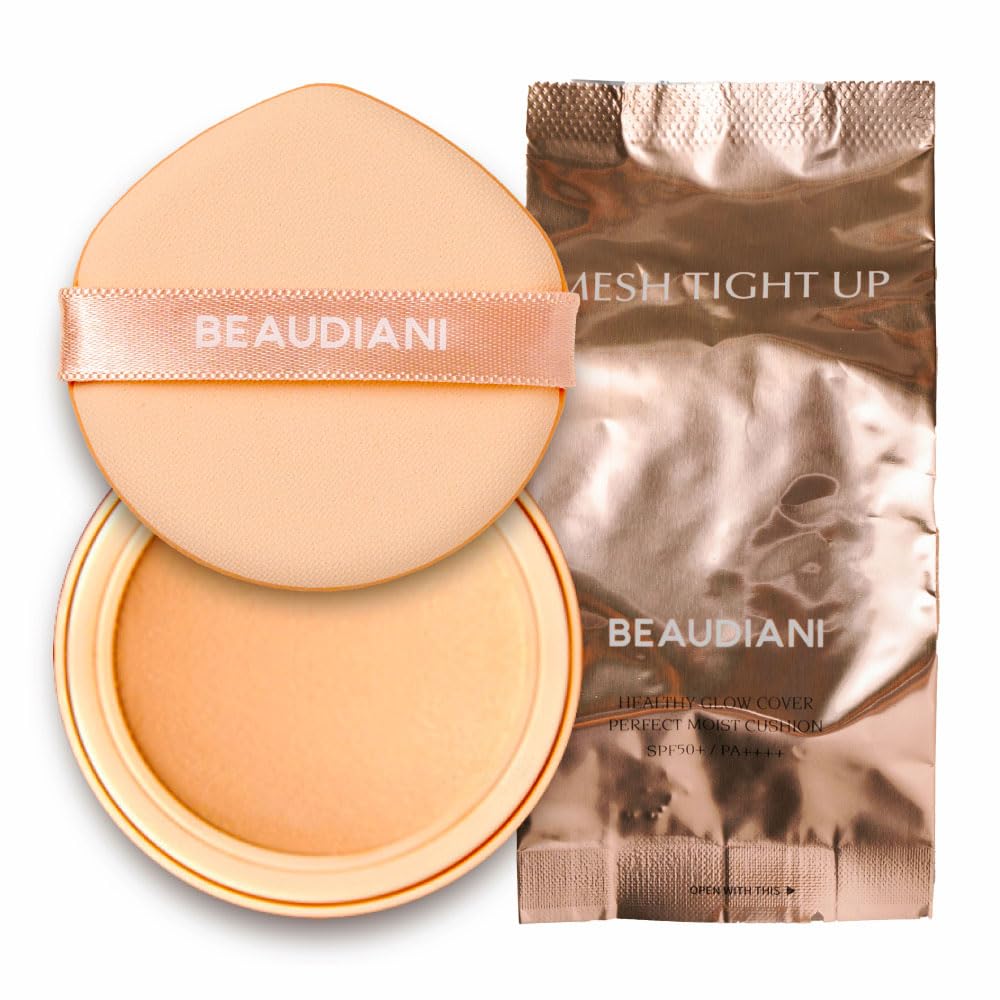 Mesh Tight Up Cushion foundation (03-Refil), Sweat proof, face makeup,Natural look, Long Lasting