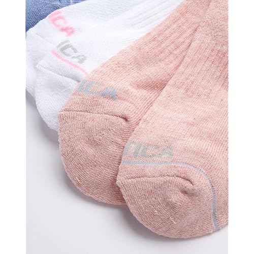 Nautica Womens Low Cut Socks - 12 Pack Breathable Cushioned Athletic Low Cut Tab Ankle Socks for Women (Sizes: 4-10)
