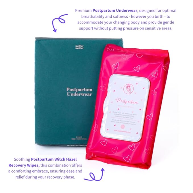 Postpartum Essentials Box - Gift for Expecting Moms - Care Package with Essential New Mommy Items & Pregnancy Must-Haves - Perfect for Celebrating Motherhood & Welcoming New Life