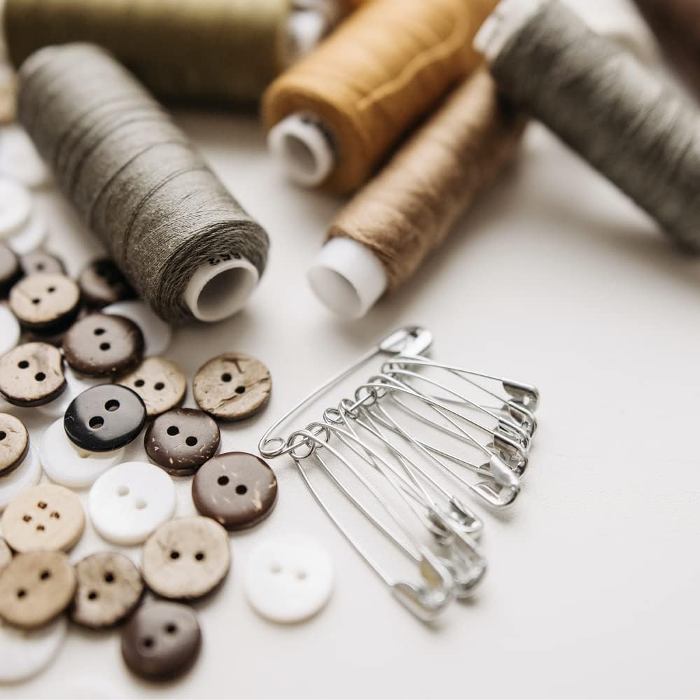 3.3 Inch Safety Pins Assorted, Bulk Large Safety Pins for Clothes(3.3 inch 50PCS)