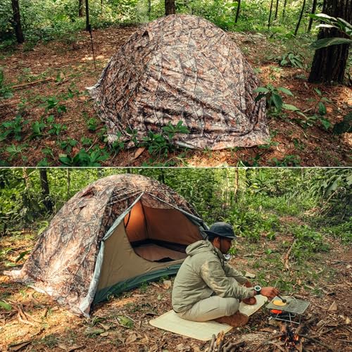 GEERTOP Ultralight 2 Person Backpacking Tent 4 Season Waterproof Camping Tent Double Layer Cold Weather Easy Set Up Tents ...