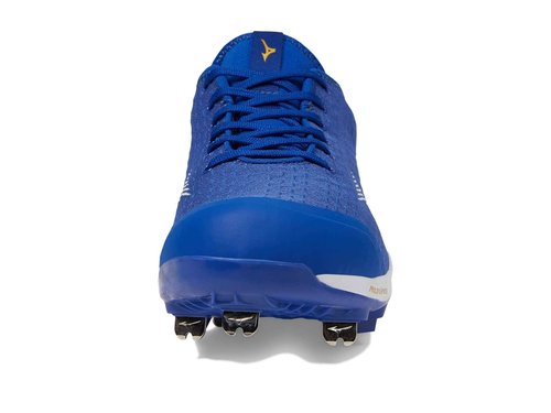 Mizuno Men's Dominant 4 Baseball Shoe, Royal-White, 11.5