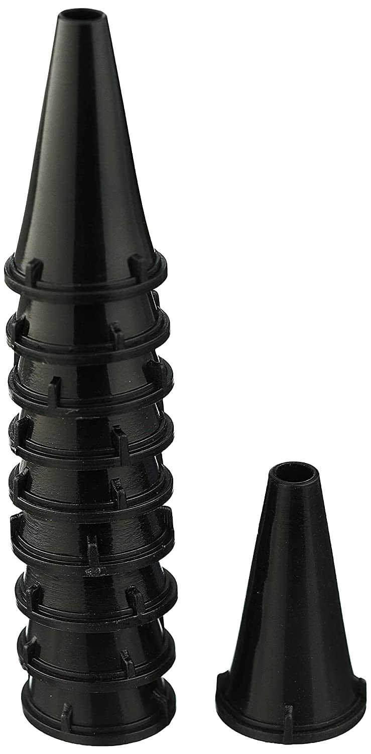 Zyrev ZetaLife Otoscope Cover Plastic Otoscope Specula Tips, Disposable Ear Specula Pack of 50 2.5/4 mm Disposable Covers