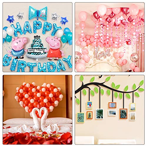 gegemaoyi 1000pcs Glue Point Clear Balloon Glue Removable Adhesive Dots Double Sided Dots of Glue Tape for Balloons Craft ...