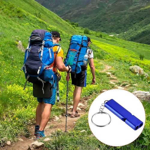 Emergency Survival Whistle with Keychain for Outdoor Rescue Signaling Loud