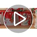 Putuo Decor Christmas Theme Metal Buckets, 5 Pieces Christmas Decorations Round Ice Buckets, Galvanized Small Bucket Pails...