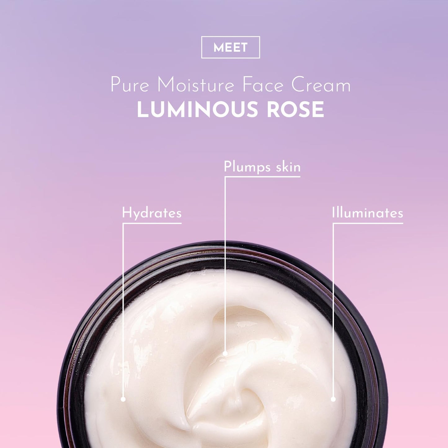 Alteya Organics Luminous Rose Pure Moisture Face Cream 50 ml - NaTrue Certified Organic 100% Pure Natural, Lightweight Hydration
