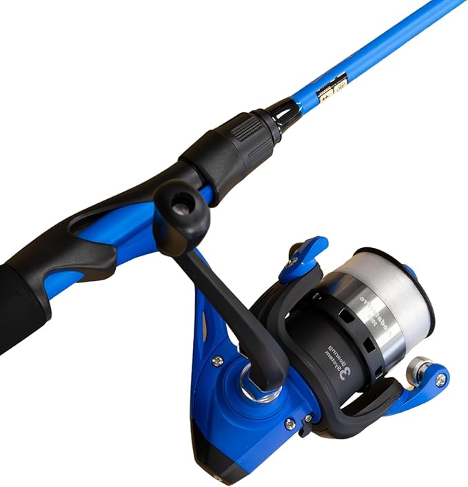 Reaction Tackle Fishing Rod and Reel Combo – 2-Piece IM6 Carbon Rods with Smooth Casting Reels – Spinning & Baitcasting Op...