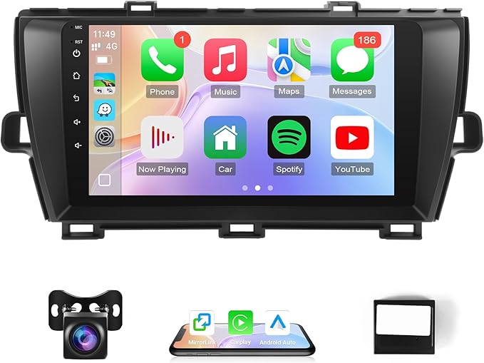 Leadfan Android Car Radio for (JBL Version) Toyota Prius 2010 2011 2012 2013 2014 2015 Upgrade with Wireless Carplay/Andro...