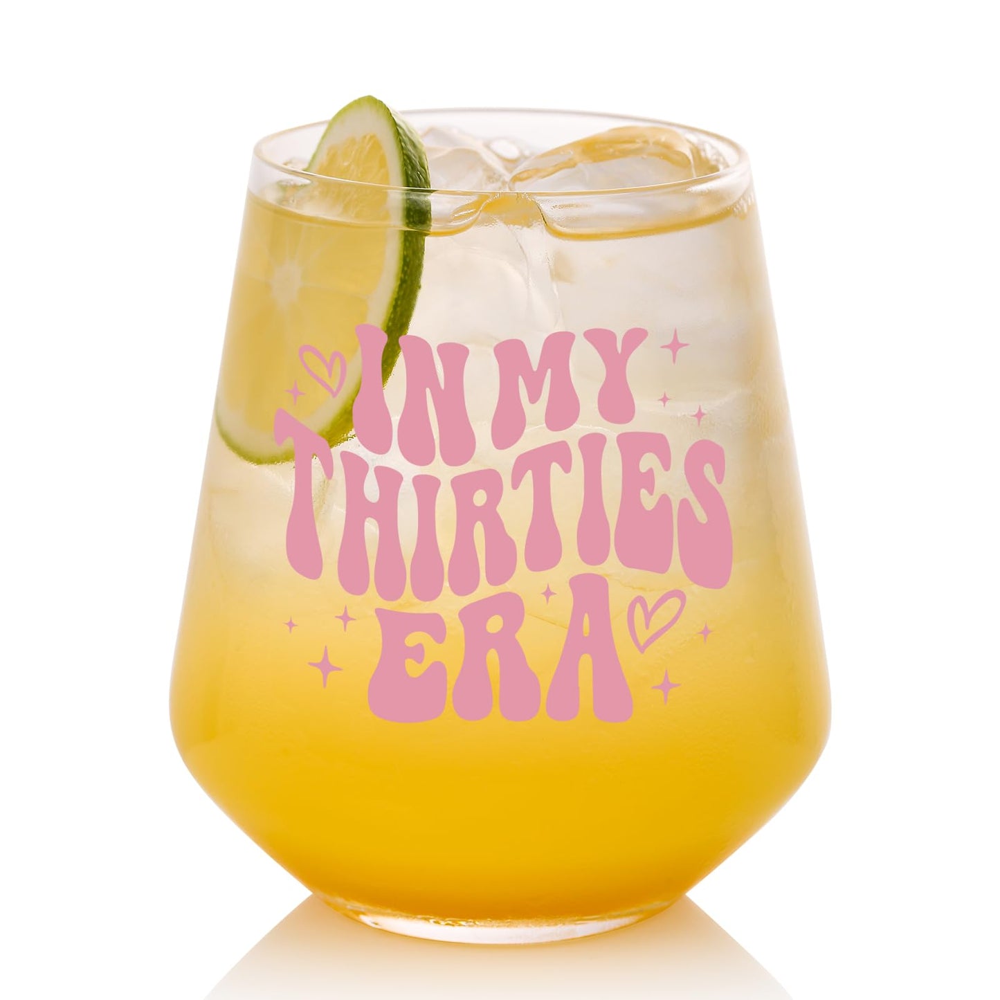 30th Birthday Gifts For Her - In My 30s Era Wine Glass, Best 30th Birthday Gifts For Women, 30 Years Old Gifts For Sister, Son, Daughter, Mom, Best Friend, Birthday Glass For Decorations, 18oz