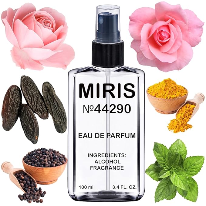 MIRIS No. 44290, Inspired by Rose Pric, Long-Lasting Unisex Eau de Parfum for Women & Men, Spray 3.4 Fl Oz / 100 ml