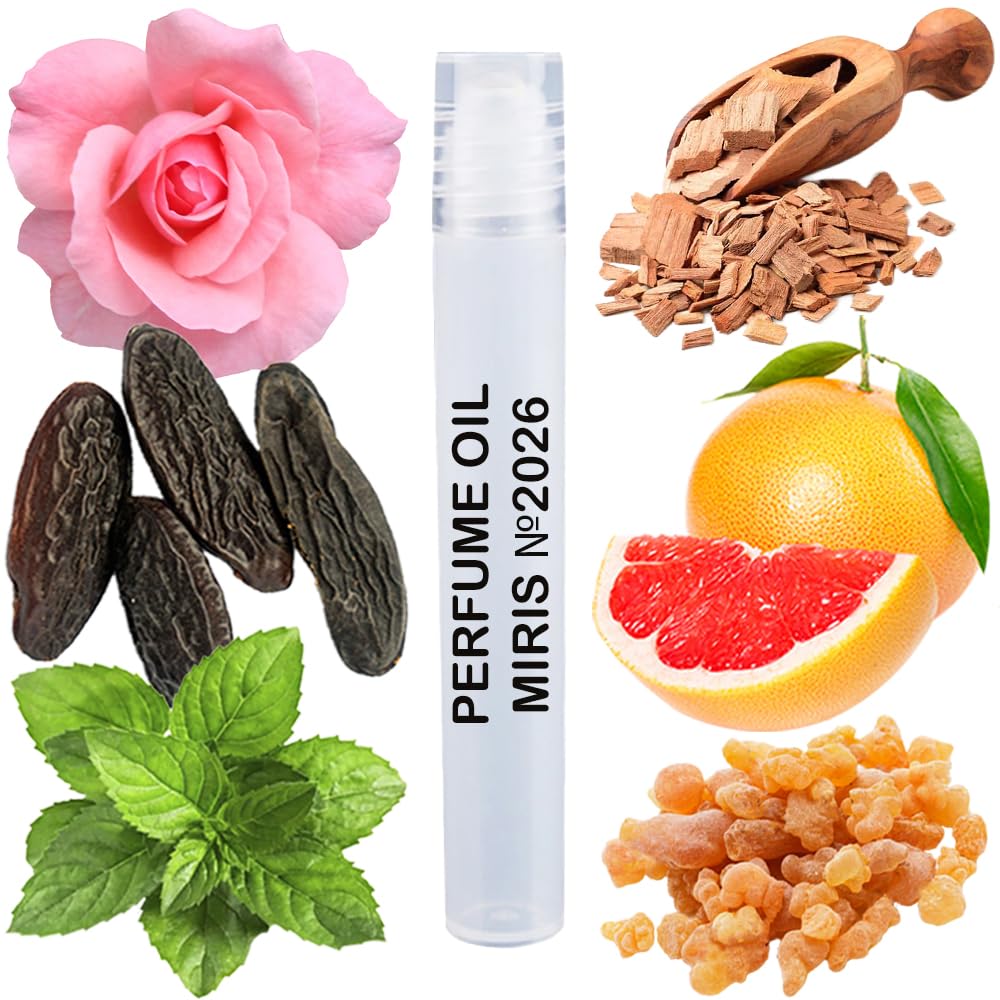 MIRIS No. 2026, Inspired by Coco Noir, Long-Lasting Perfume Oil for Women Roll-On, Rollerball 0.34 Fl Oz / 10 ml