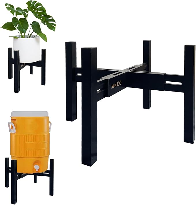 Adjustable Drink Dispenser Holder Water Dispenser Stand - Fit Beverage Dispenser, 3-5 Gallon Glass Water Jar, Water Coole...