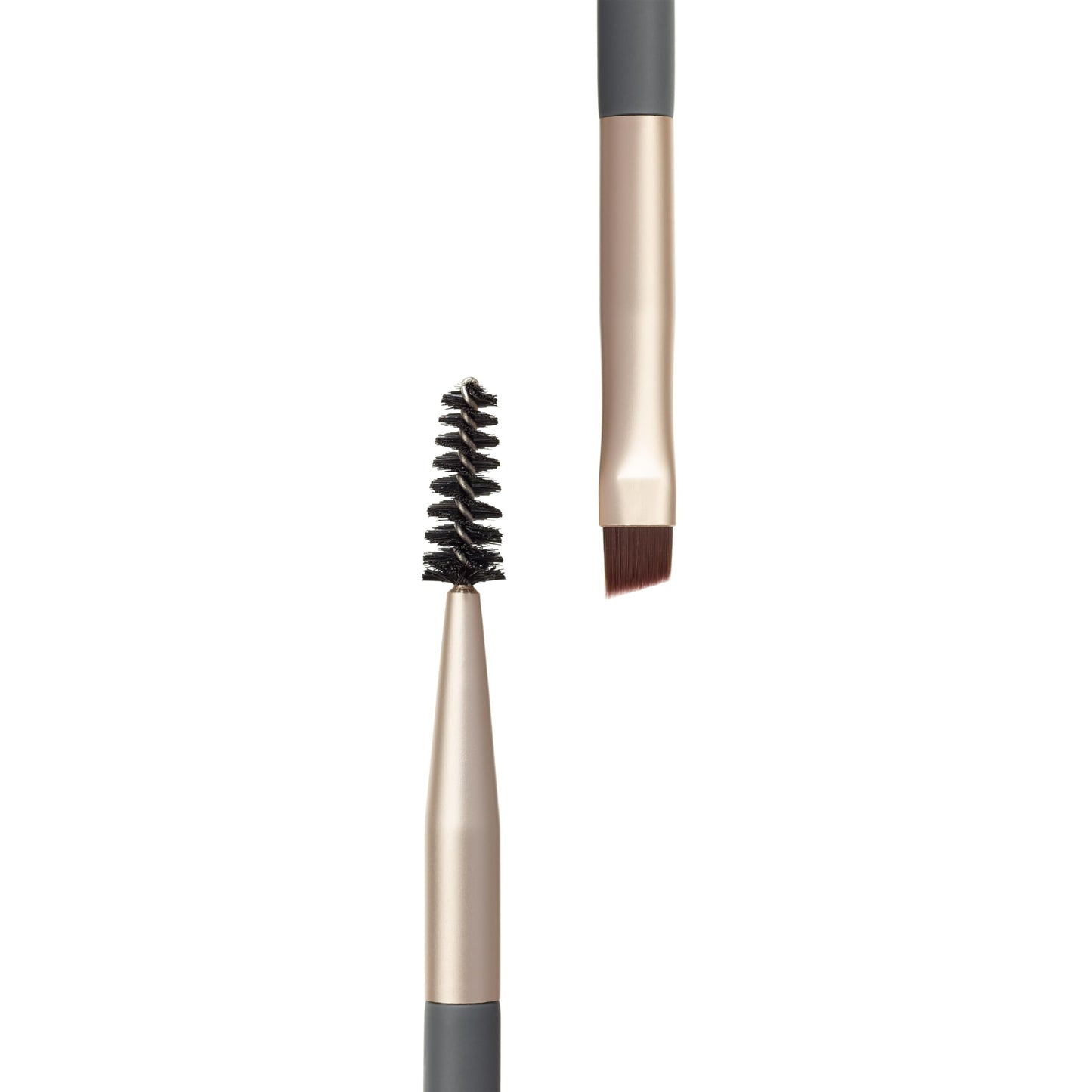 jane iredale Pro Series Eye & Brow Brush, Ultra-Small, Dual-Ended Cosmetic Brush & Spoolie Grooms and Seamlessly Applies Makeup,