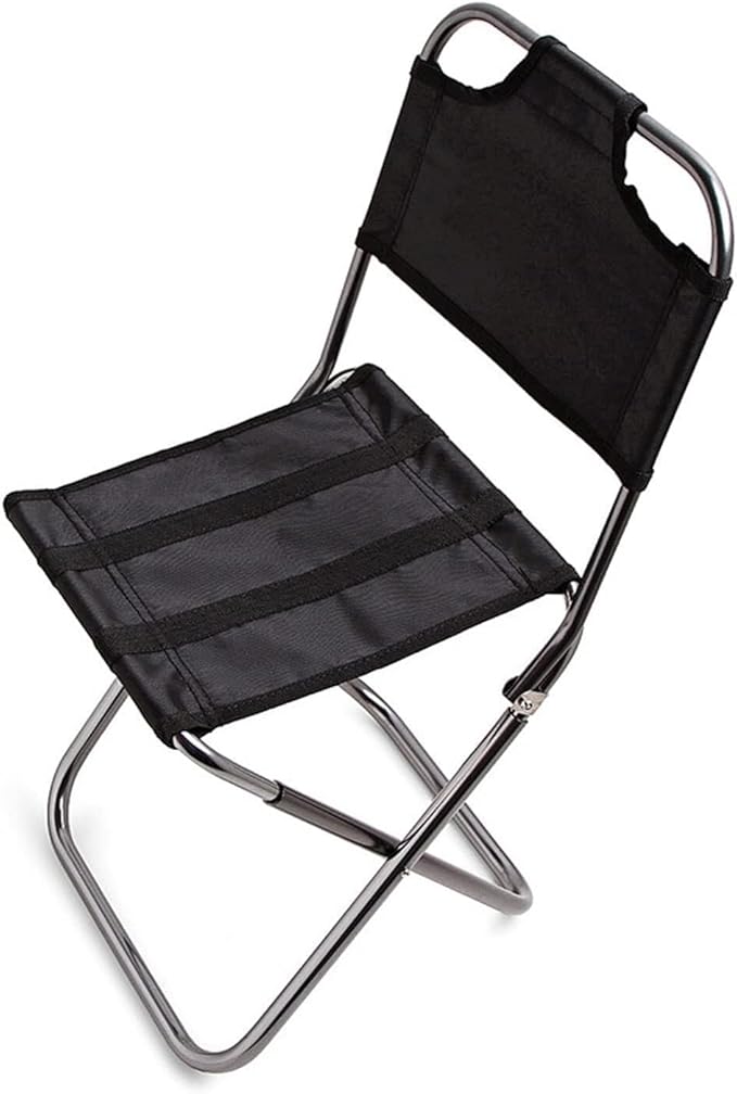 HVVRNEWF Protable Camping Beach Chair Stool Ultralight Folding Camping Chair Lightweight Backpacking Chair in Bag for Outd...