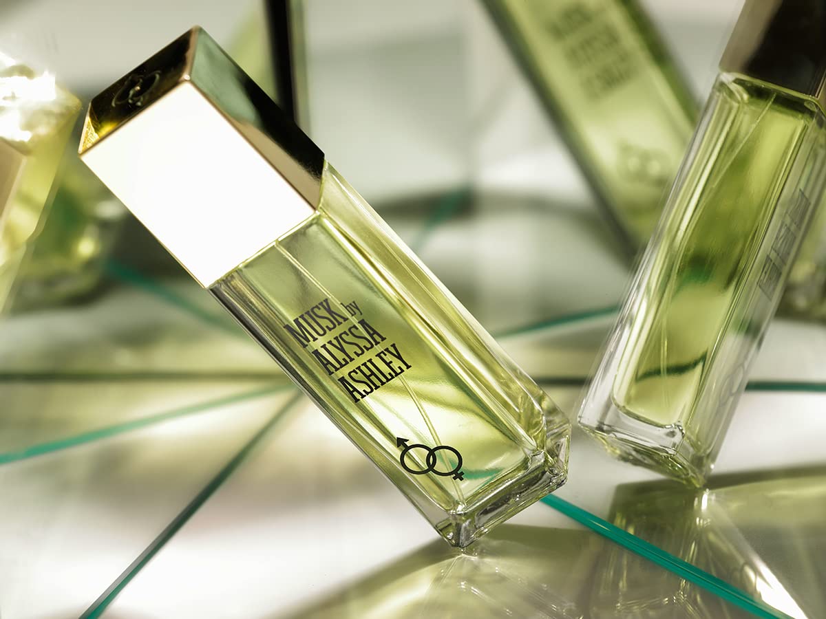 Alyssa Ashley Musk - Perfume for Men and Women with Citrus and Sicilian Bergamot - Long Lasting - Womens Fragrances - 3.4 oz EDT Spray