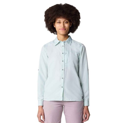Mountain Hardwear Women's Canyon Long Sleeve, Mineral Spring, Medium