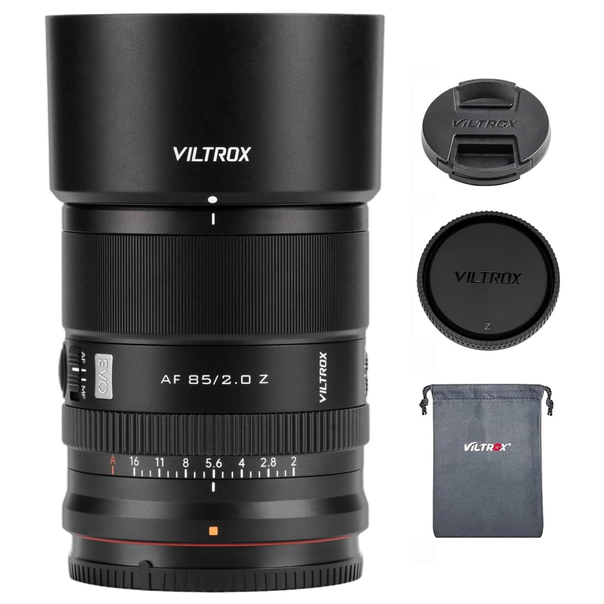 VILTROX 85mm f/2.0 F2.0 Z STM AF Full Frame Lens for Nikon Mirrorless Cameras,Autofocus Large Aperture Lens Compatible with Z-Mount ZFC Z5 Z50 Z50II Z6 Z6II Z6III Z7 Z7II Z30 Z8 Z9 ZF ZR