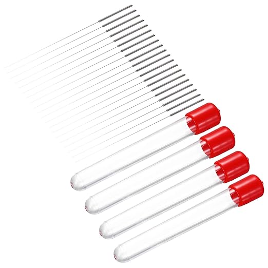 MECCANIXITY 20Pcs 3D Printer Nozzle Cleaning Kit Precision 0.4mm Stainless Steel Cleaner Needles for 3D Printer Clog Removal, Maintenance