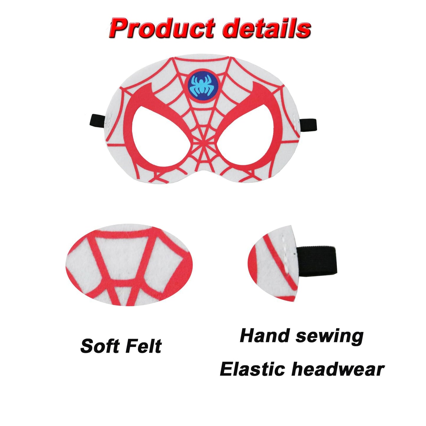 Masks Party Favors for Kids, 16 Packs Supplies for Kids Dress Up Birthday Gift Halloween Cosplay Party Masks Supplies
