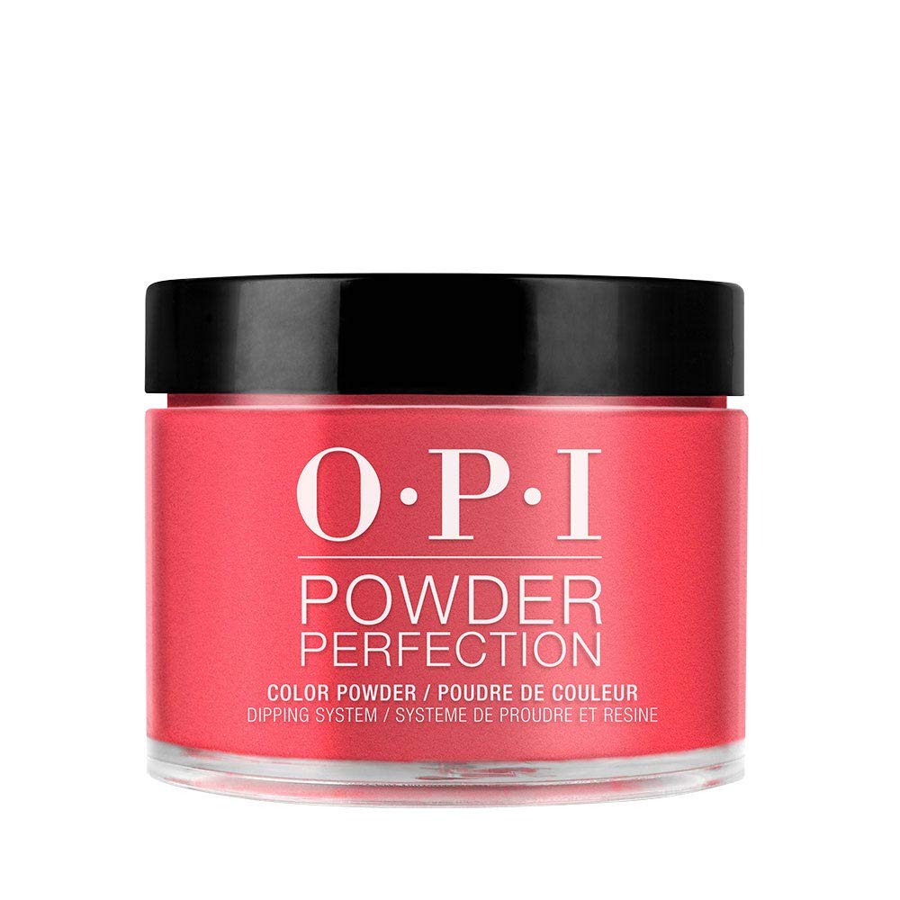 OPI Powder Perfection Coca-Cola Red Opaque Bright Red Crme Nail Dipping Powder Acrylic Alternative