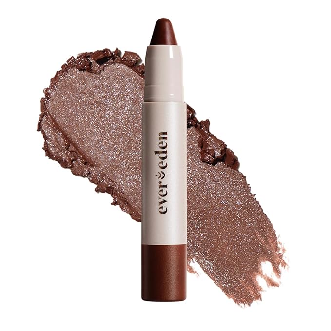 Evereden Kids Fantasy Face Crayon: Sublime Cocoa - Non-Toxic Multi-Purpose Face, Eye, & Lip Crayon - Clean Vegan Makeup for Kids - Safe for Sensitive Skin