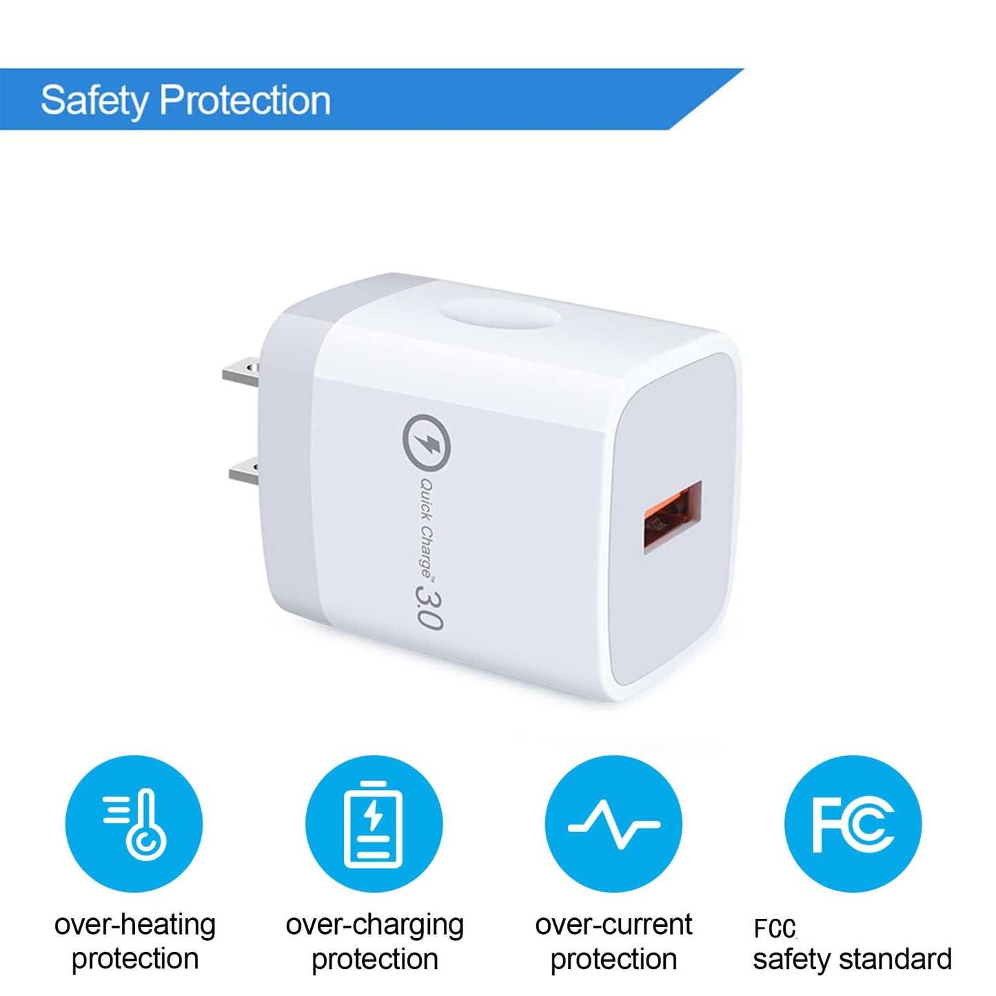 Orsunday Quick Charge 3.0 Fast Charger Compatible Lg Stylo 4/5/6, Lg G5 G6 G7 G8 V20 V30 V40 V50 Thinq, Samsung Galaxy S24 S23 S