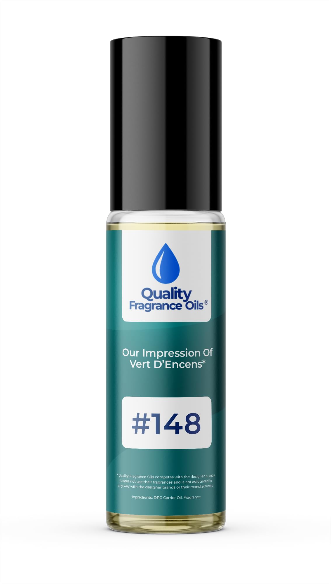 Quality Fragrance Oils' Vert De Encens Impression #148 | Long-Lasting Perfume Oil, Alcohol-Free, Strong Scent, 10ml Roll-On | Affordable Alternative to Designer Fragrances
