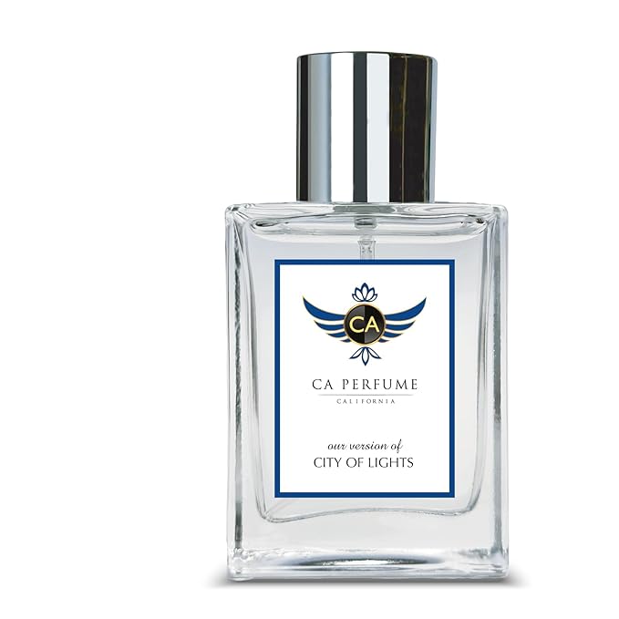 CA Perfume Impression of City of Lights for Women and Men Long Lasting Unisex Fragrance Eau De Parfum 1.7 Fl Oz 50ml