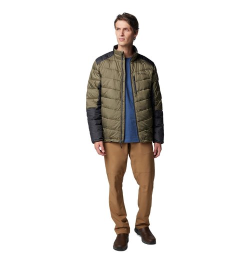 Columbia Men's Labyrinth Loop II Jacket, Stone Green/Shark, 2X Tall