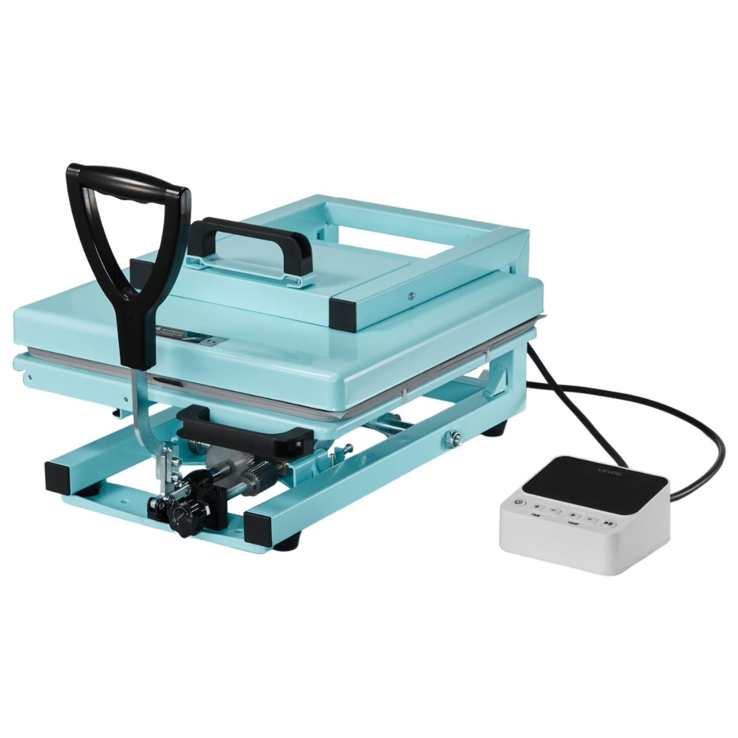 VEVOR Hybrid Heat Press, 15 x 15 inch, 8-in-1 Multifunction, Heat Up Fast and Even, All-New Patented Design, Easy to Control, Sublimation Press Machine for T-Shirts/Tumblers/Caps/Plates, Light Green