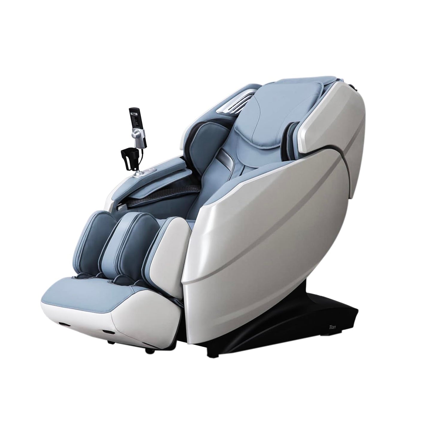 Titan Rejūv 4D l Full Body Massage Chair l Soothing Heating Therapy l Stretching Program l Intelligent Health Detection l Ai Series l Voice Recognition l Zero Gravity Reclining l Space Saving (Blue)