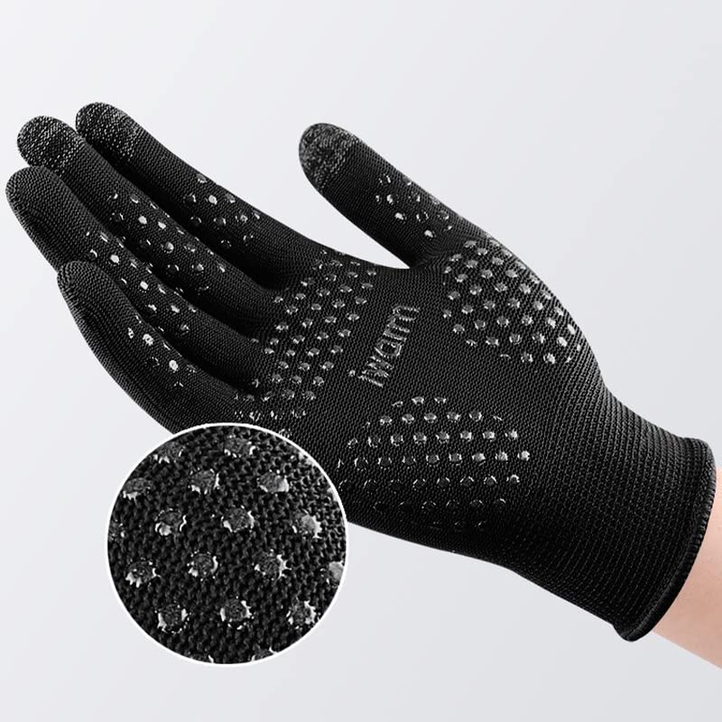 Lightweight Running Gloves, Touch Screen Anti-Slip Warm Gloves Liners for Cycling Biking Sporting Driving for Men Women