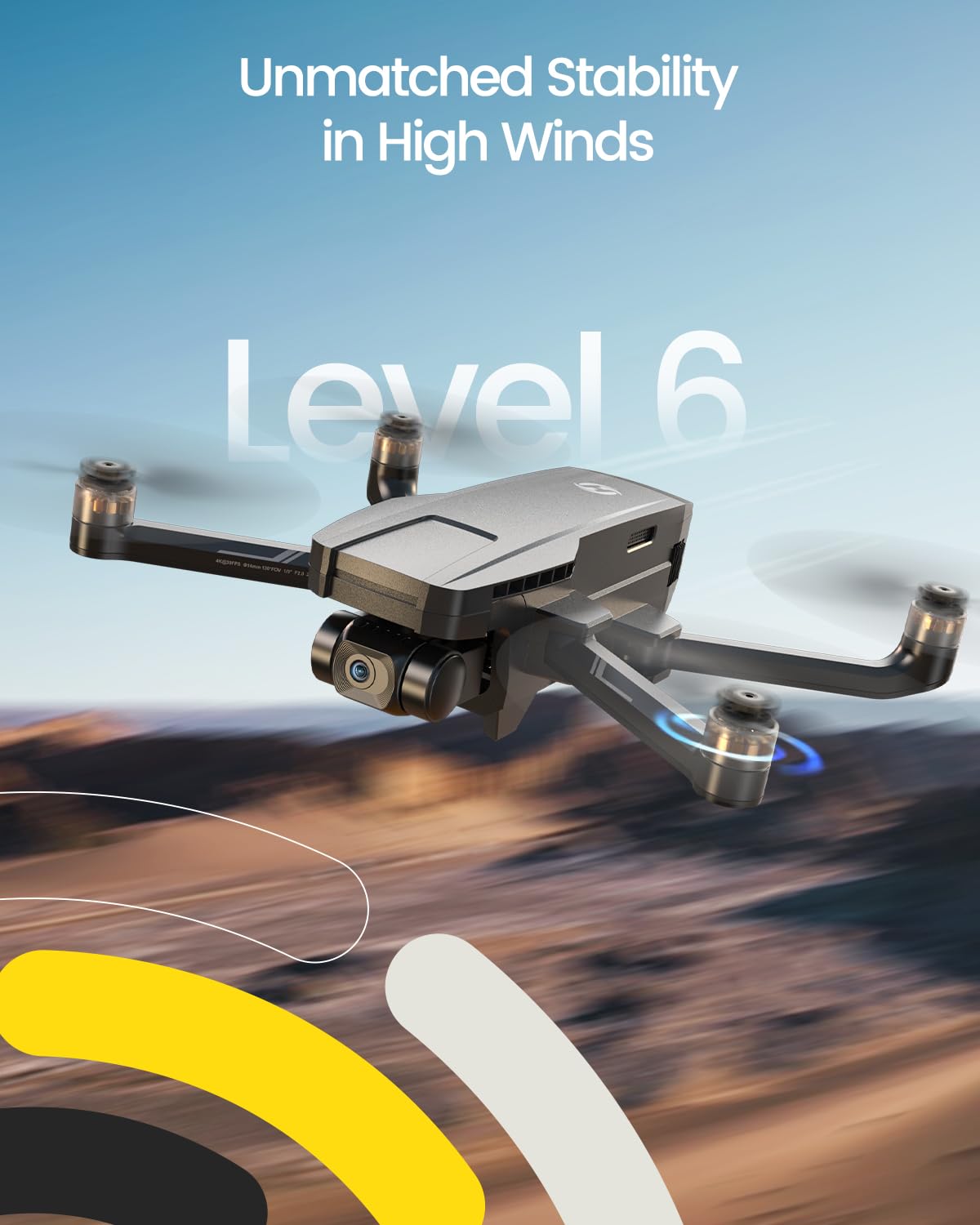 Holy Stone HS720G 2-Axis Gimbal Drones with 4K EIS Camera, 2 Batteries 52-Min Flight Time, Brushless Motors, GPS Auto Return, Video Transmission, Mini Foldable Drone for Beginners Adults