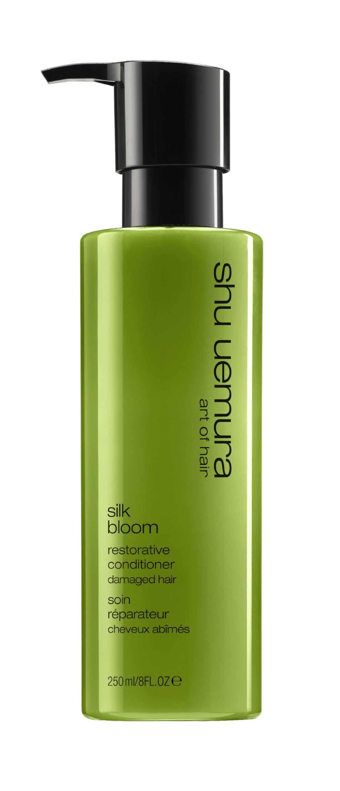 shu uemura art of hair Silk Bloom Conditioner For Damaged Hair - Repairs and Restores Damaged Strands, Adds Silky Smoothness, 8
