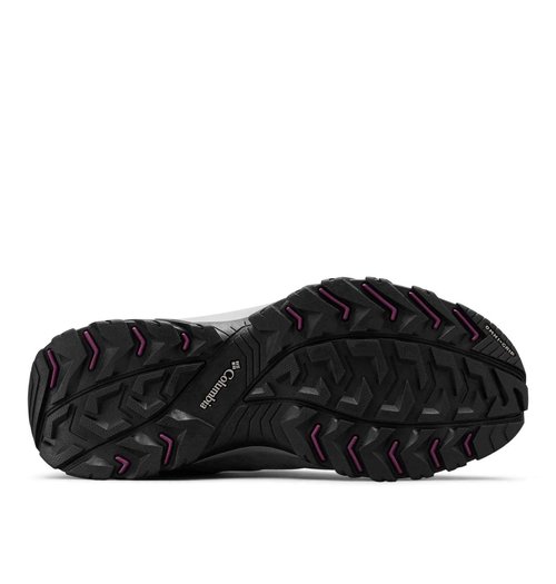 Columbia Womens Crestwood Waterproof, Graphite/Wild Iris, 6.5