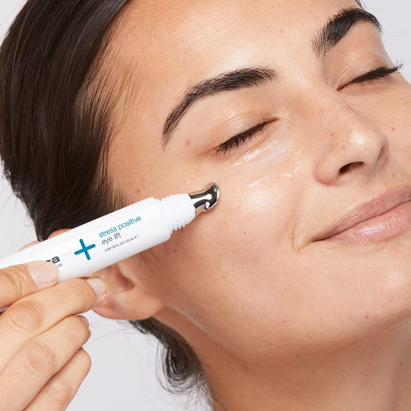 Dermalogica Stress Positive Eye Lift Mask, Eye Cream with Hyaluronic Acid - Brightens Dark Circles and Visibly De-Puffs the Unde