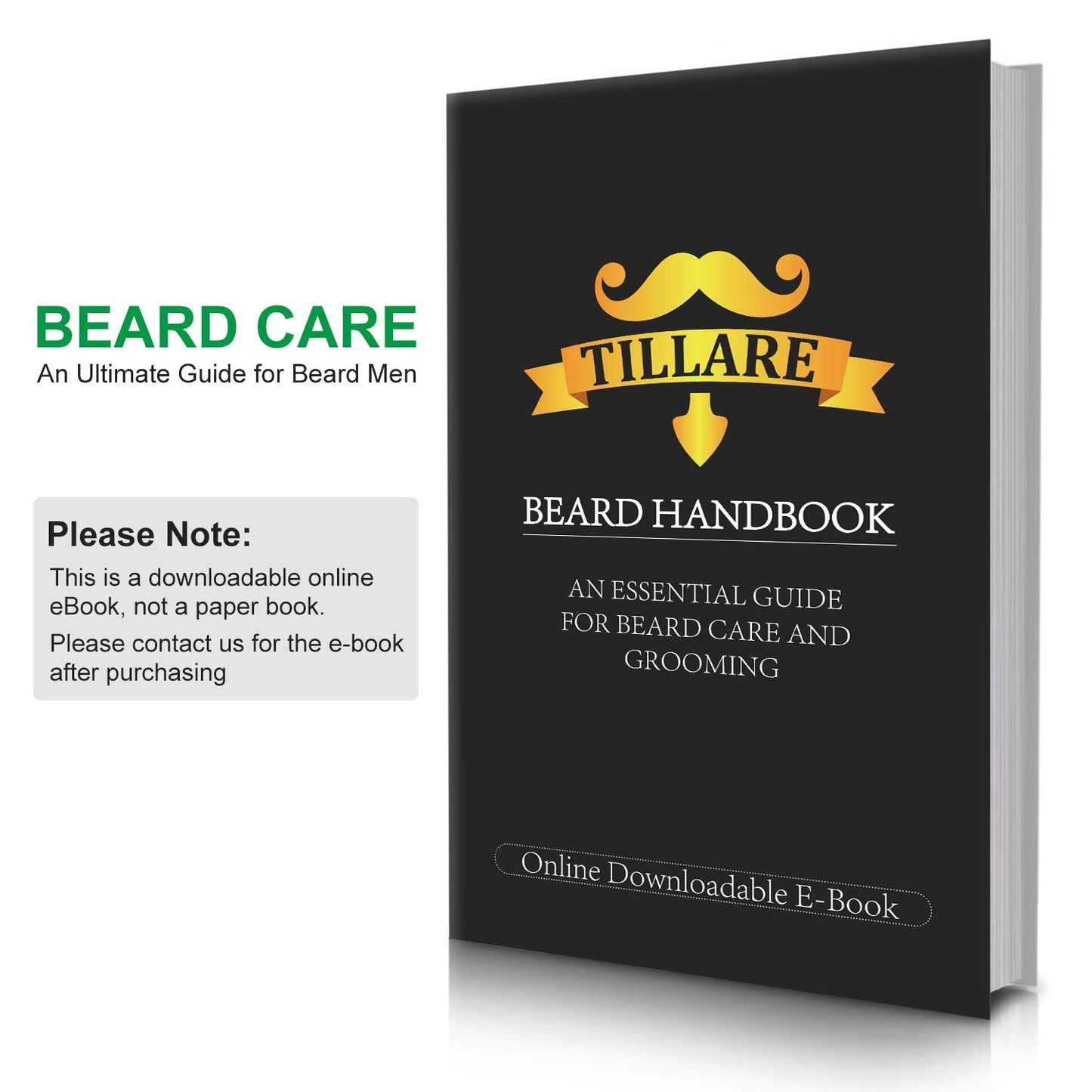Beard Growth Kit, Beard Kit with Beard Growth Oil, Balm, Comb, Massager for Fuller & Stronger Beards, Birthday Gifts for Men Husband Dad Boyfriend
