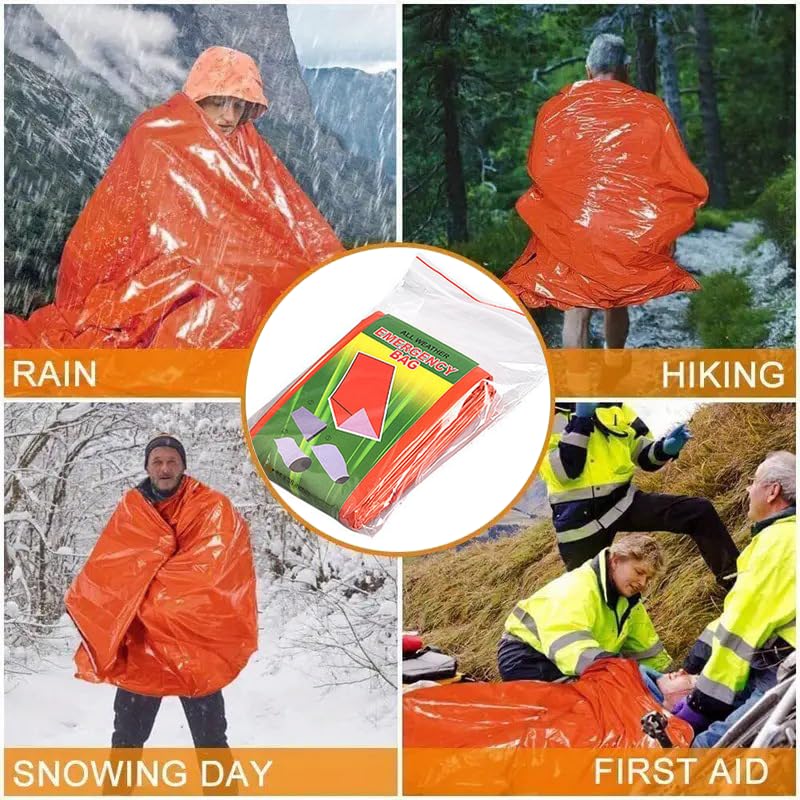 Outdoor Travel Camping Sleeping Bag Cold-Resistant Insulated Emergency Sleeping Bag Disaster Relief Emergency Blanket