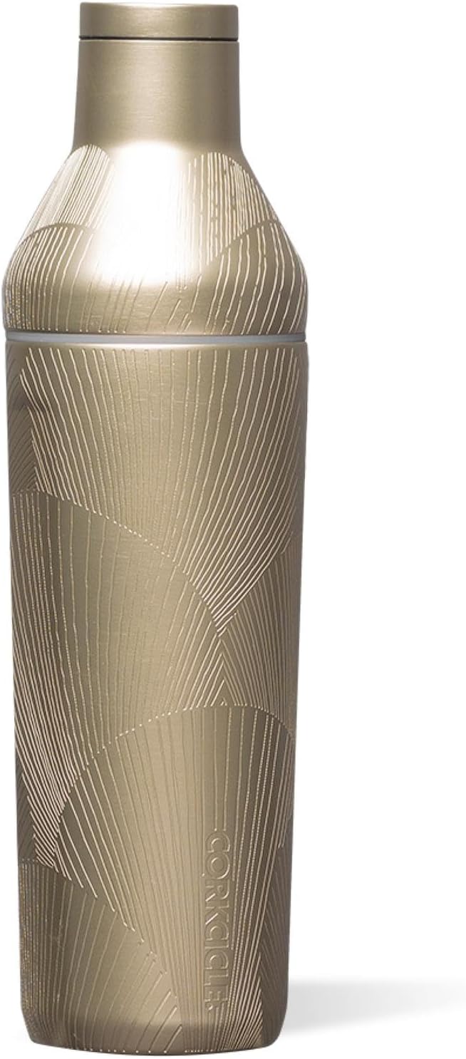 Corkcicle Cocktail Shaker - Triple-Insulated Stainless Steel - Leak-Proof Lid with Built-In Strainer - Non-Slip Bottom - S...