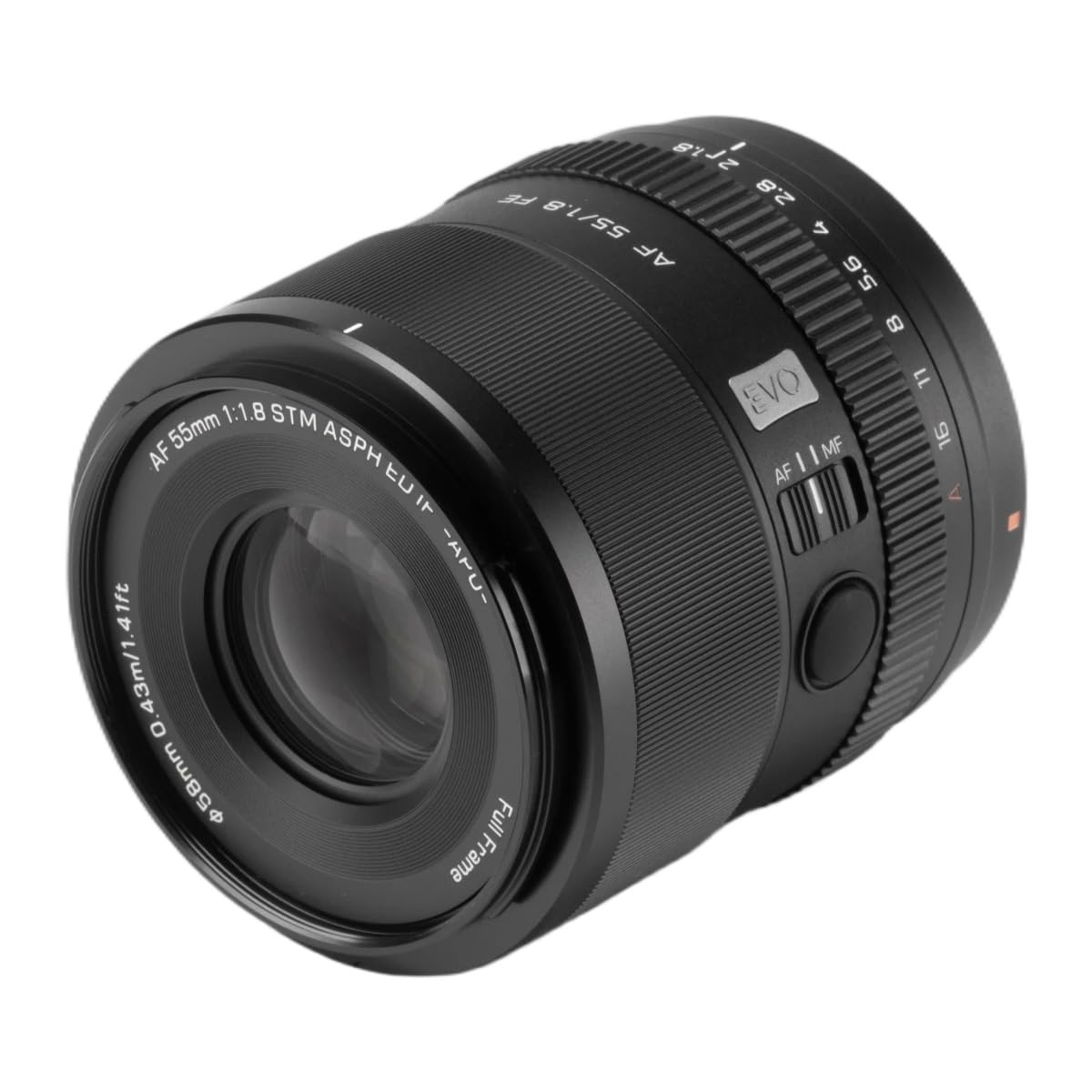 VILTROX AF 55mm F1.8 EVO E APO Full Frame Large Aperture Auto Focus Prime Cameras Lens for Sony E-Mount A7IV ZV-E1 A7CII A7RV FX3 A7SIII A7CR A7III A7C A1 A7RIV A9 A9II A7RIII ZV-E10