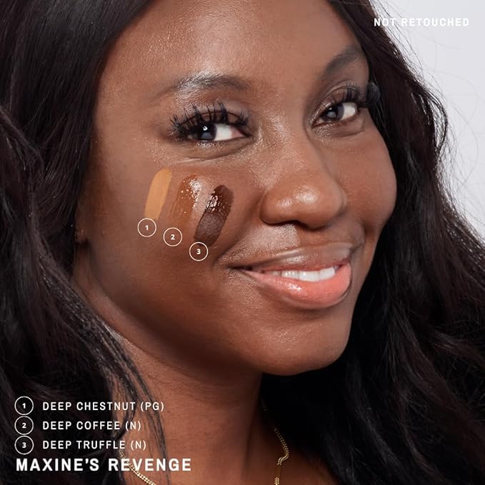 Maxine's Revenge FRENCH FACE CONCEALER | Hydrating & Blurring for Eyes + Face (Deep Chestnut)